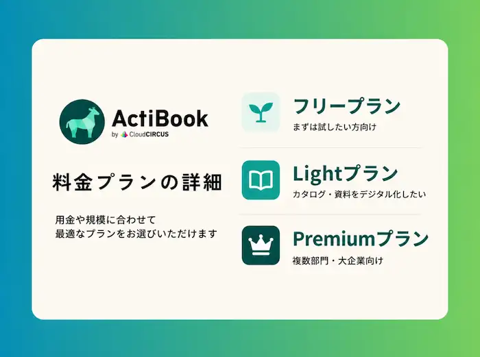 ActiBook料金表